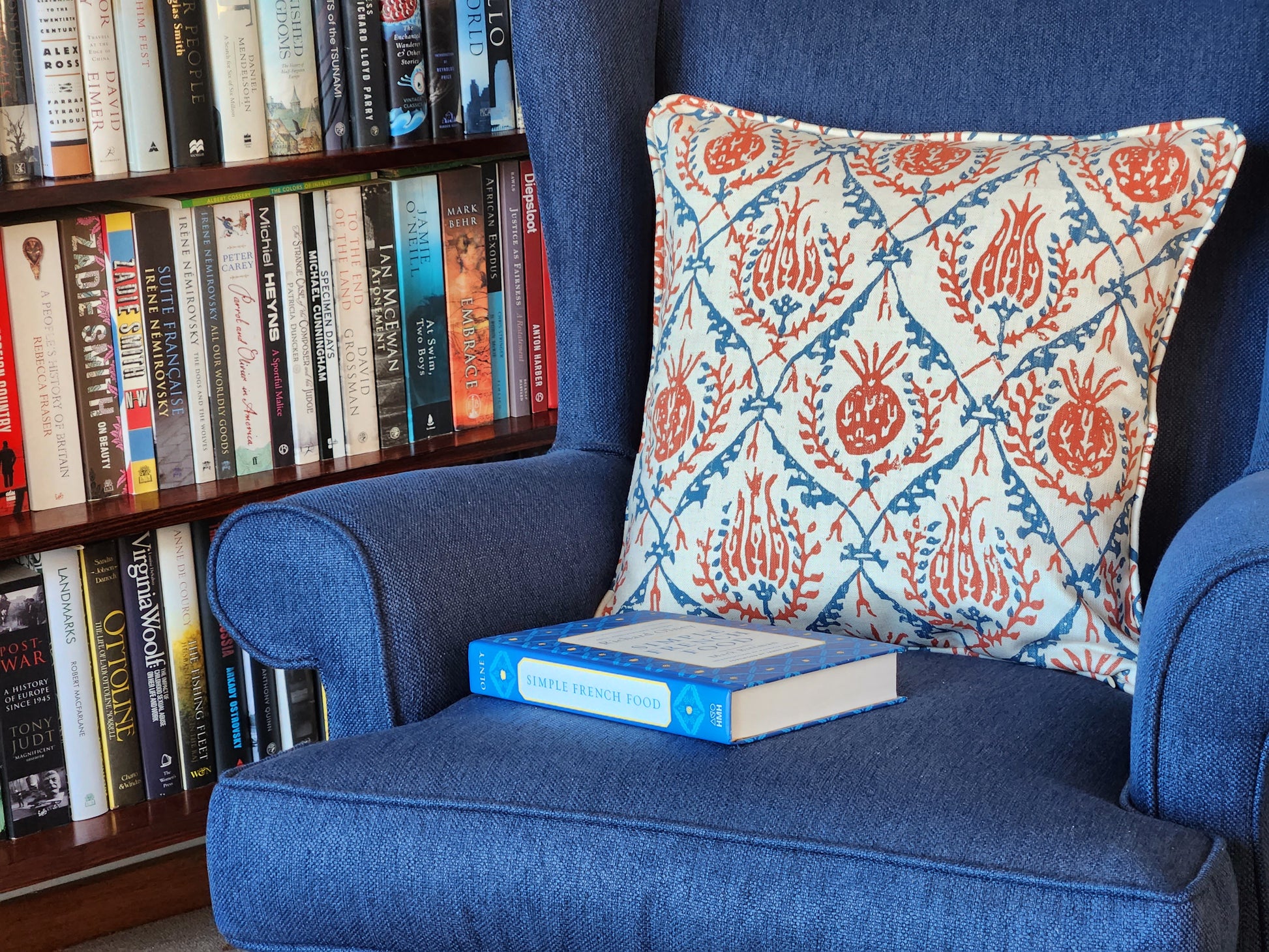 Cushion cover by Ming Green Cloth Co.