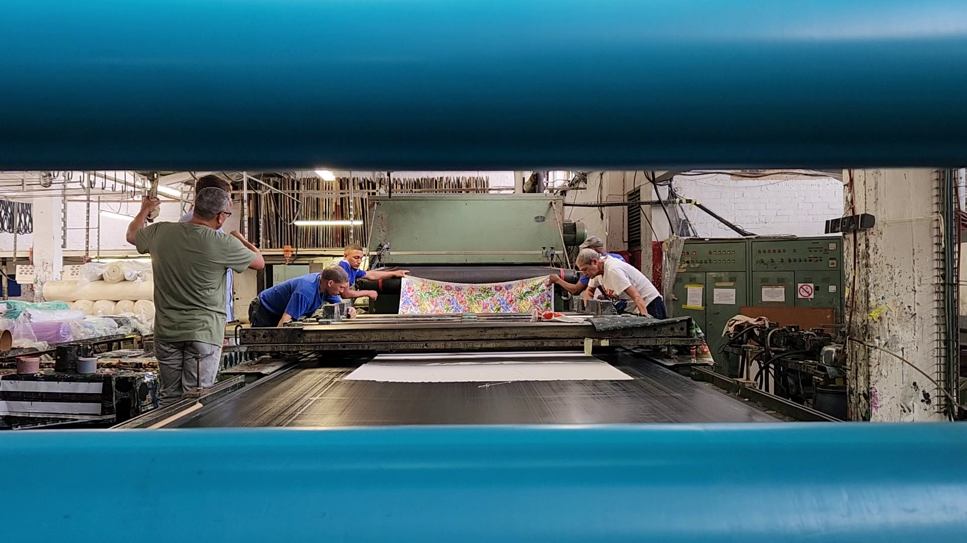 View of printers preparing a strike-off