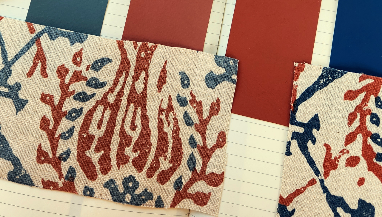Swatches of two variants of Trebizond